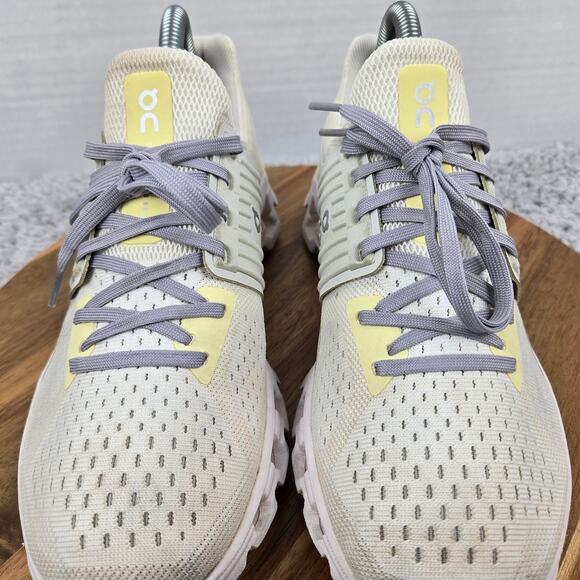 On Running Womens Cloudswift White Limelight Athletic Casual Daily Trainer W7 - Picture 7 of 13
